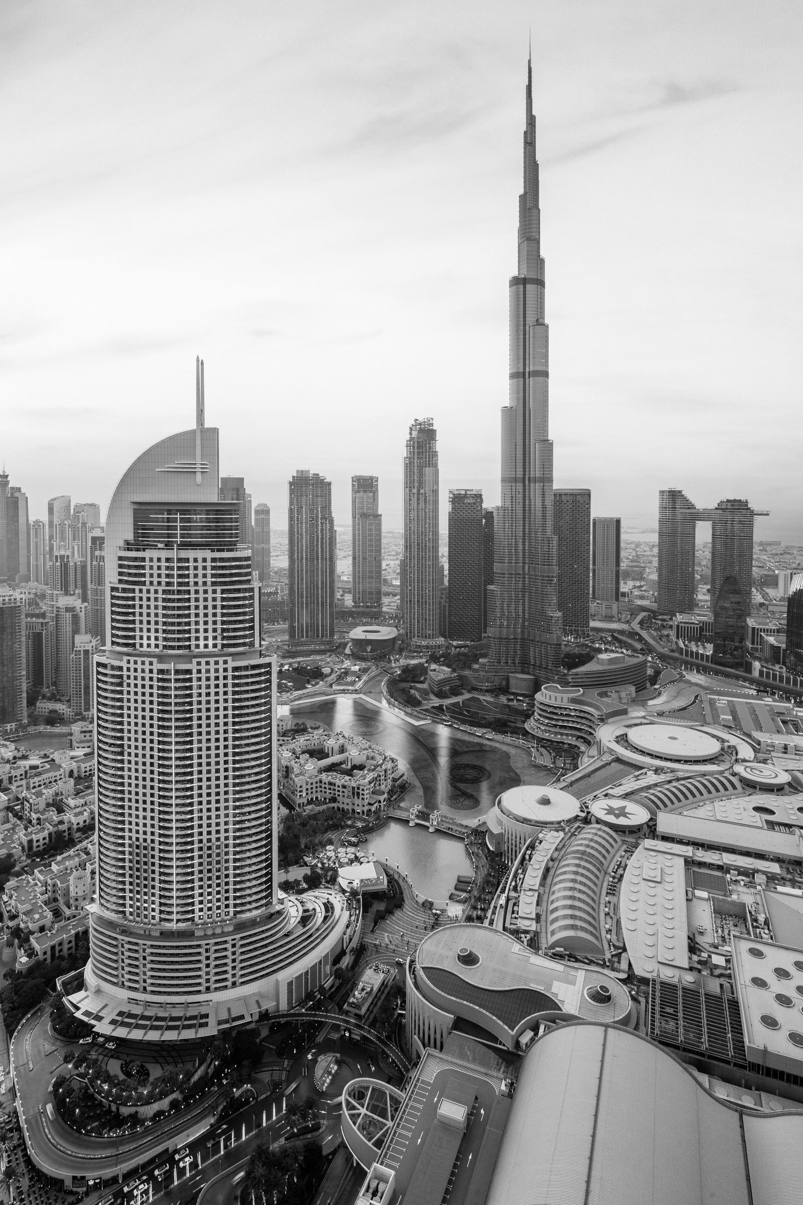 Dubai skyline and Burj Khalifa representing UAE property finance